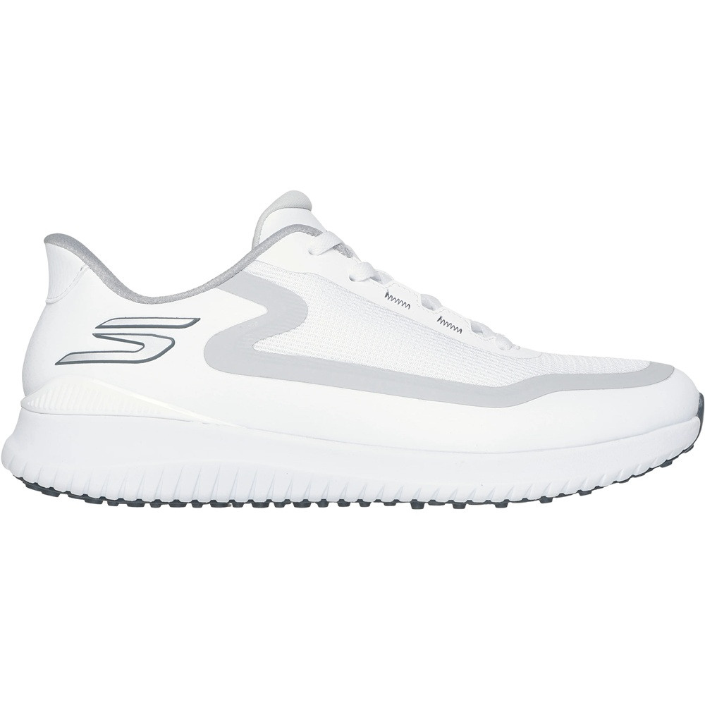 Skechers Men's Go Golf Flight Slip In Golf Shoes - White/Gray